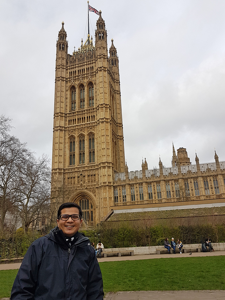 Shail by Palace of Westminster