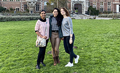 Vertika, Sadaf, Alessia at Arenberg Castle