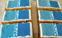 POLKA cakes at the Launch Party